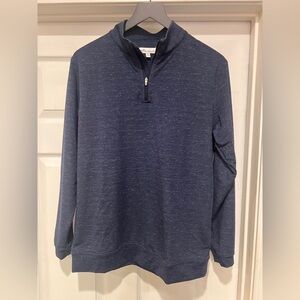 Peter Millar Navy Half-Zip Pullover junior Xl navy golf pullover